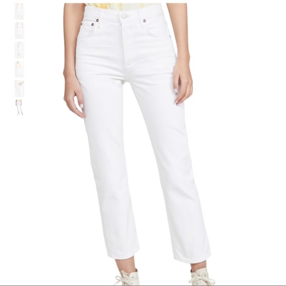 Agolde Denim - NWT AGOLDE Ripley straight leg white jeans 26